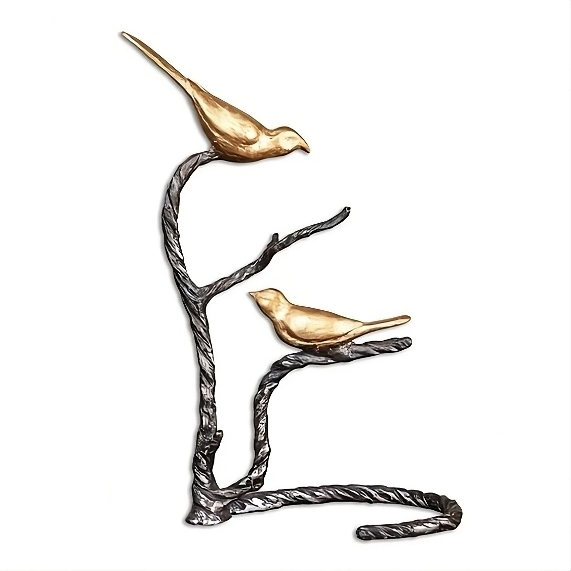 Handicraft Metal Tree & Birds Decorative Statue Shelf & Table Decoration Item Wholesale Price High Quality Material