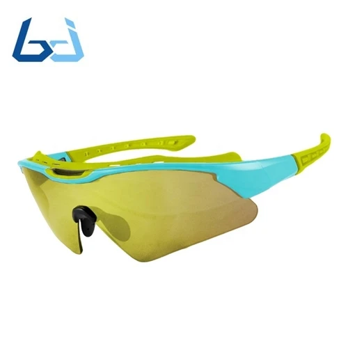 Borjye J121B changeable arm temple one piece lens sport goggle
