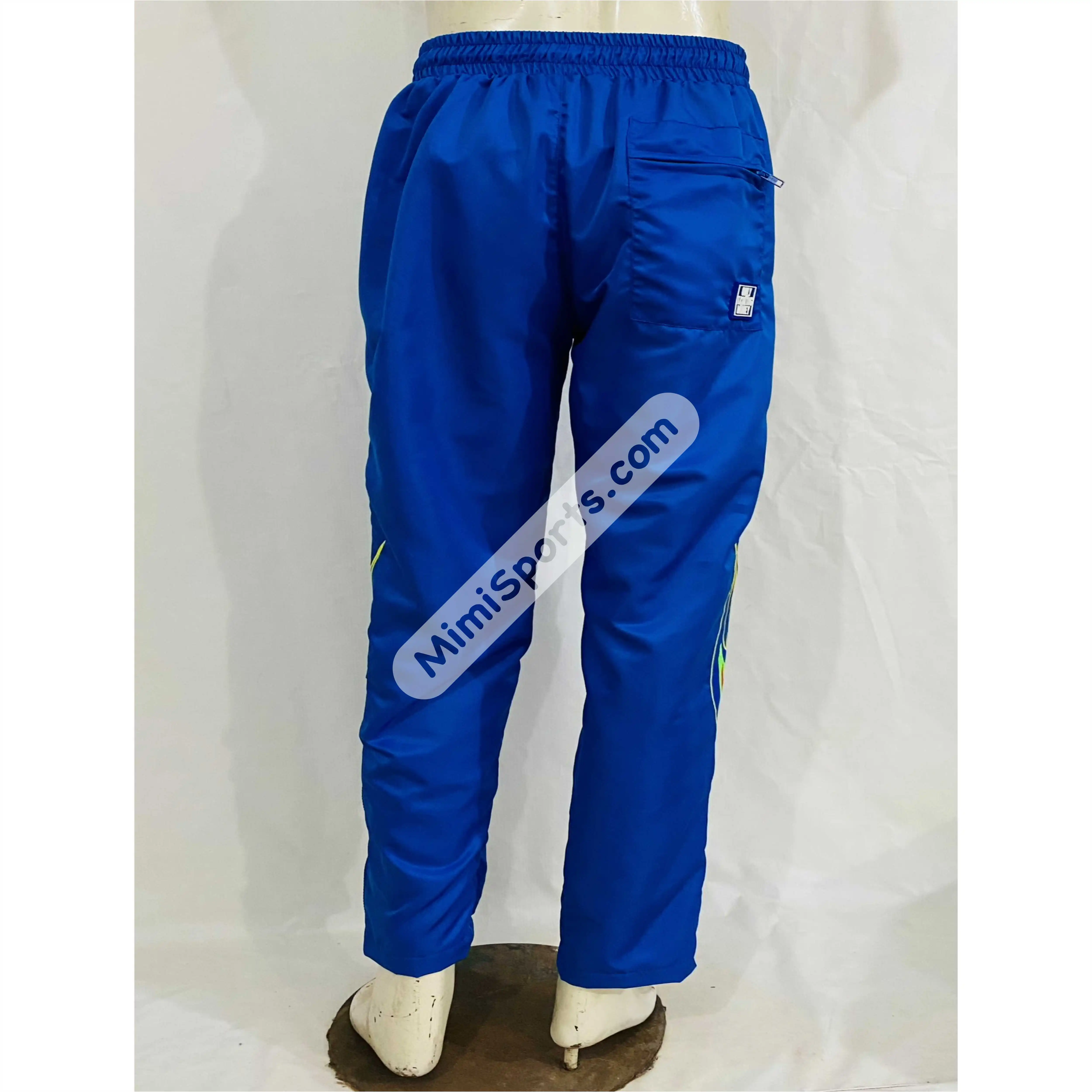 Trending Blue Customer Windbreaker Nylon Pant Custom sweatpants 3m reflective streetwear windbreaker nylon pants for men