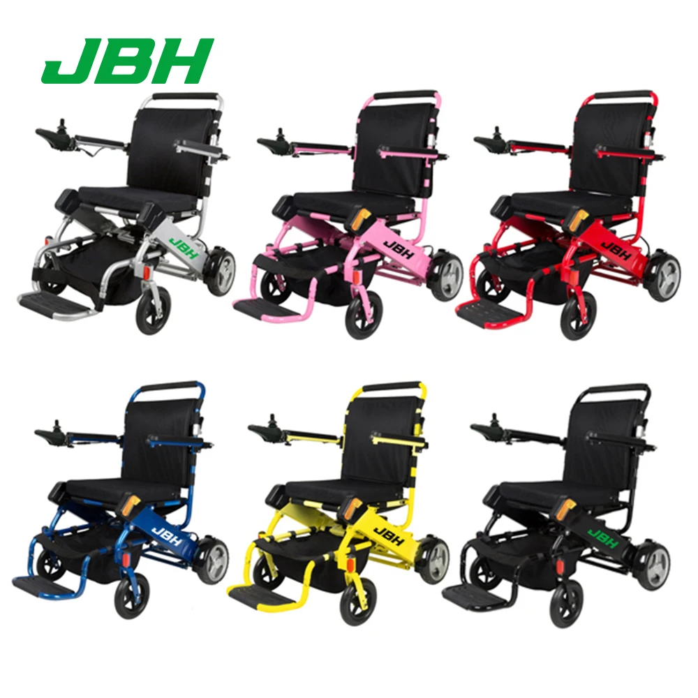 Electric Wheelchair Manufacturer Wholesale Best Folding Aluminum Alloy Rehabilitation Therapy Supplies 3 Years 6 Km/h JBH