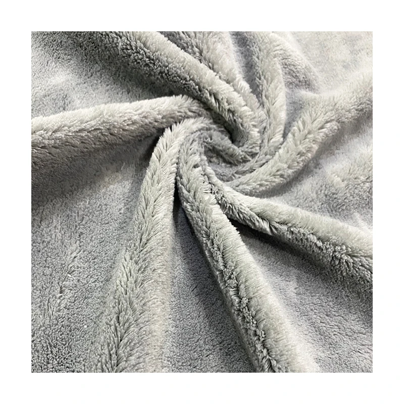 Hot Sale 100% Polyester Super Soft Flannel Fabric Multi-Color for Toy Doll Garment Home Textile Quick-Dry Upholstery Use