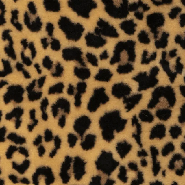 Плюшевая ткань SHERPA шириной 150 см в красных, белых и горчичных цветах с леопардовым принтом, кроличьи волосы-это веганский продукт