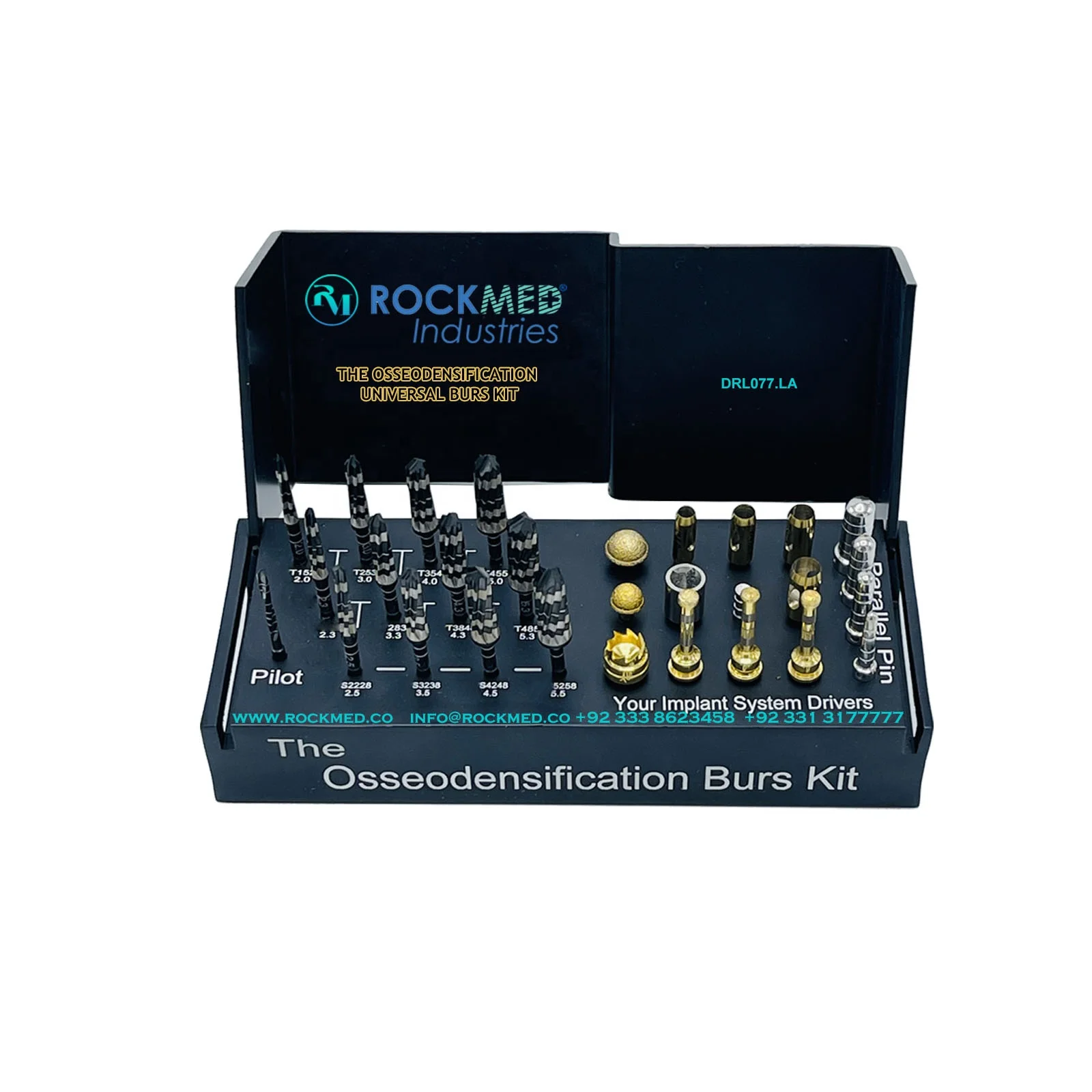 Osseodensification Kit 13 Pcs Dental Burs Kit Dental Implant Osteotomy Preparation And Surgical Burs Instruments