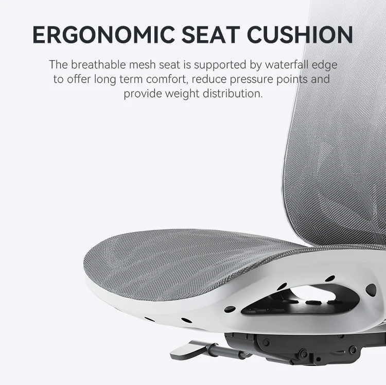 (SIHOO M57C )Home Mesh Ergonomic stair lift Chair With Foot Rest