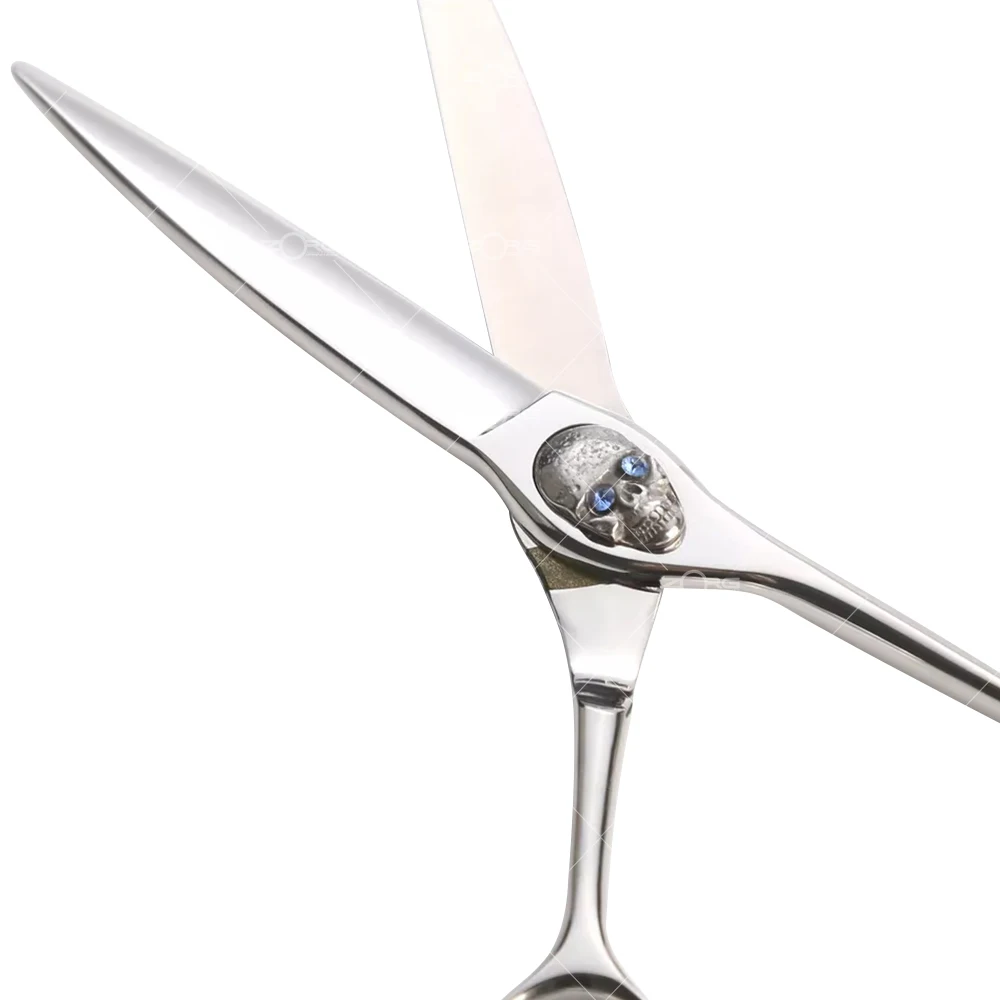 Professional German Barber Scissors for Men Thin Haircut Shears with Sharp Blade Tip Stainless Steel Handle Perfect Beauty Tool