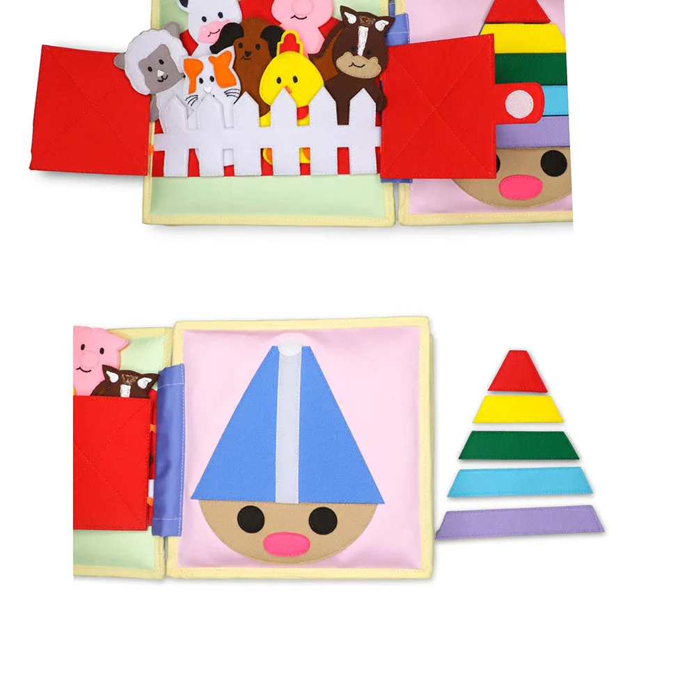 toddlers Busy Books montessori baby quiet felt books kids Develop Learning Skills Quiet Book for Toddlers