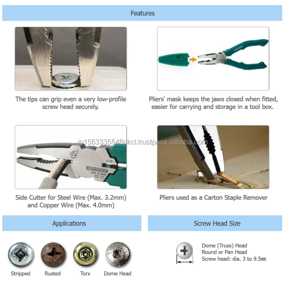 Multifunctional hand tools , Screws-Saurus , GTV PZ-77 + PZM-77 , Tools to remove crushed screws Made in JAPAN