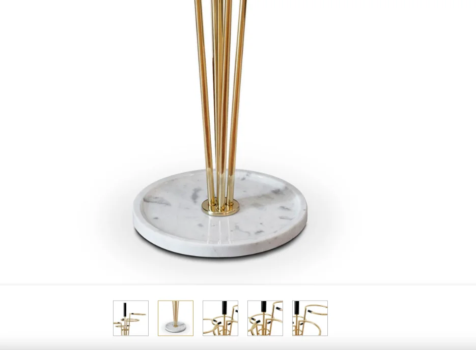 Deluxe quality marvelous design umbrella storage stand golden color customized shape at best price from indian supplires