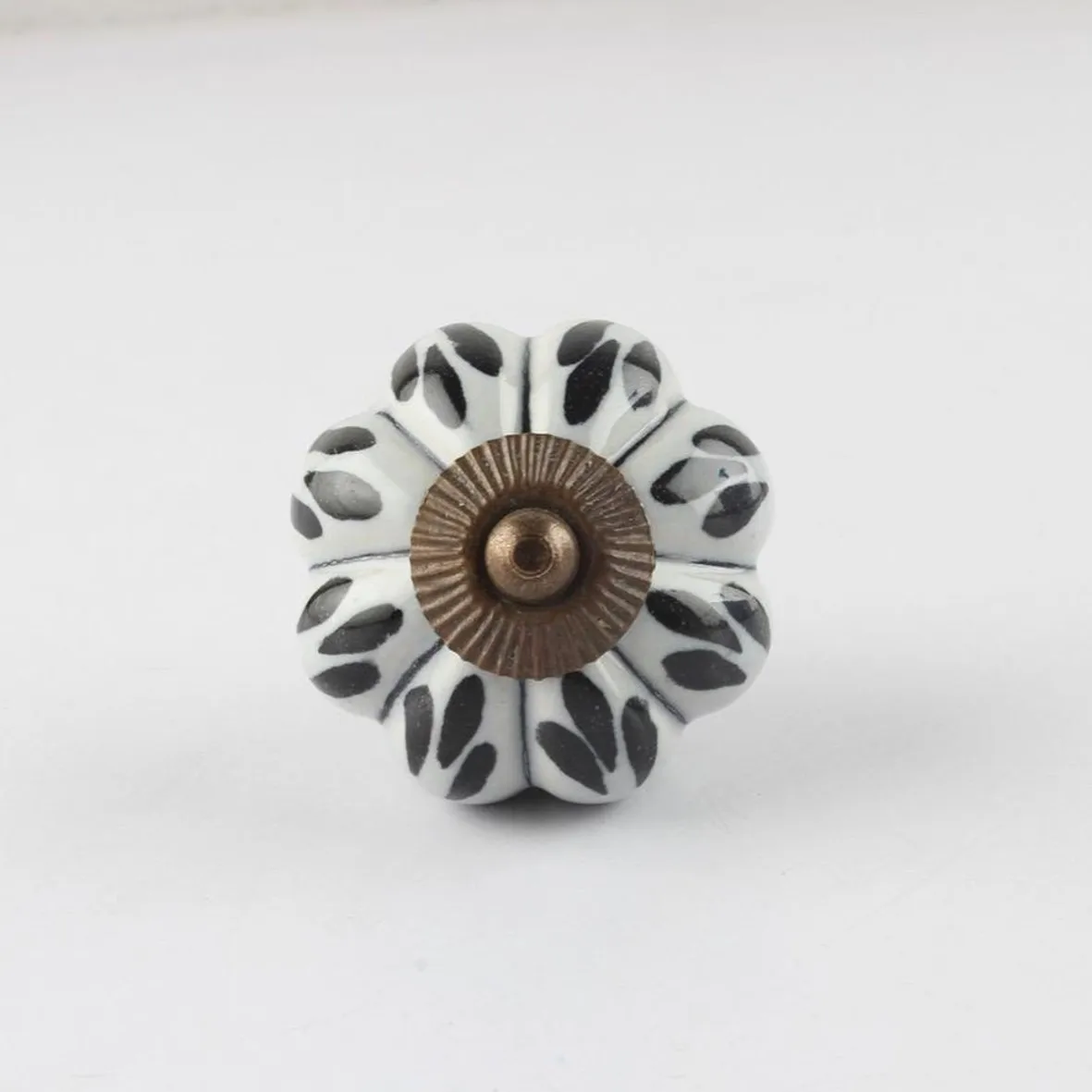 Hot Sale hardware handle Ceramic Round Cabinet Knob Drawer pull Handle glass marble knob manufacturer from India