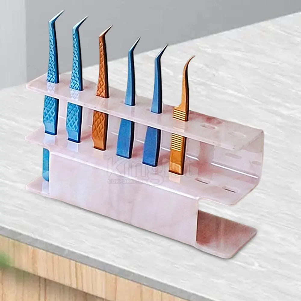 Acrylic Lash Extension Supplies Display Rack Eyelash Extension Tools Tweezers Holder Stand