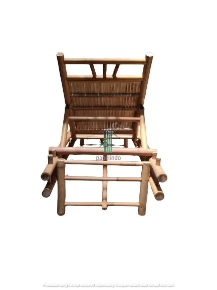 Outdoor Sun Bamboo Lounger Chair summer leisure garden