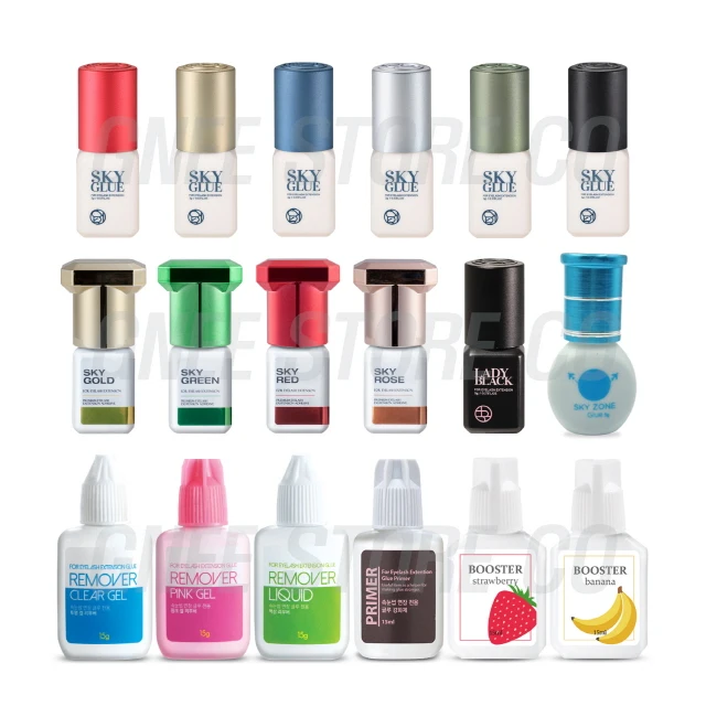 Клей Sky S + 5 мл для наращивания ресниц Корея оригинальный клей Red Cap быстросохнущий стойкий частная этикетка