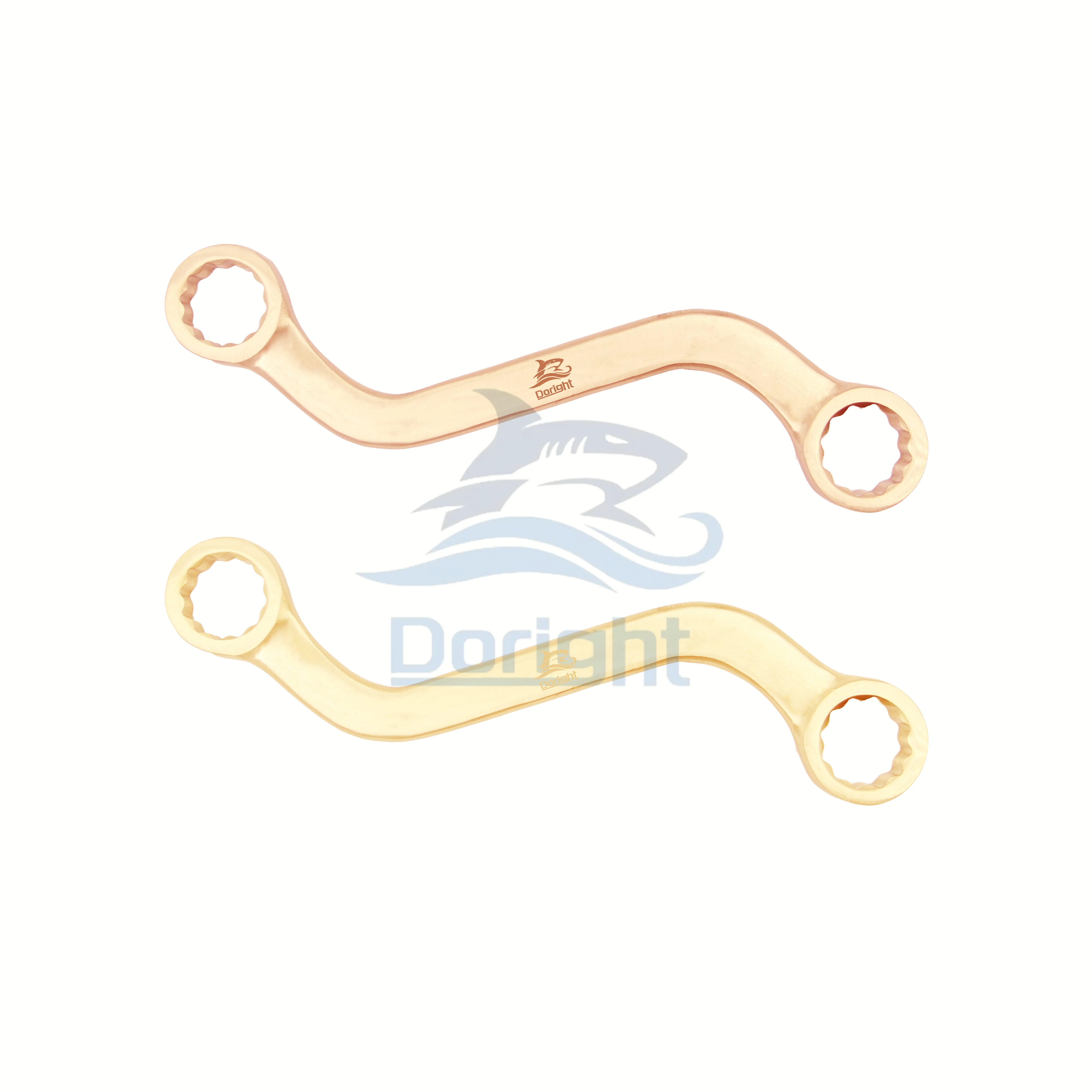 Doright Non-magnetic Tools Non-sparking profession  Beryllium Bronze Wrench Double Box Offset