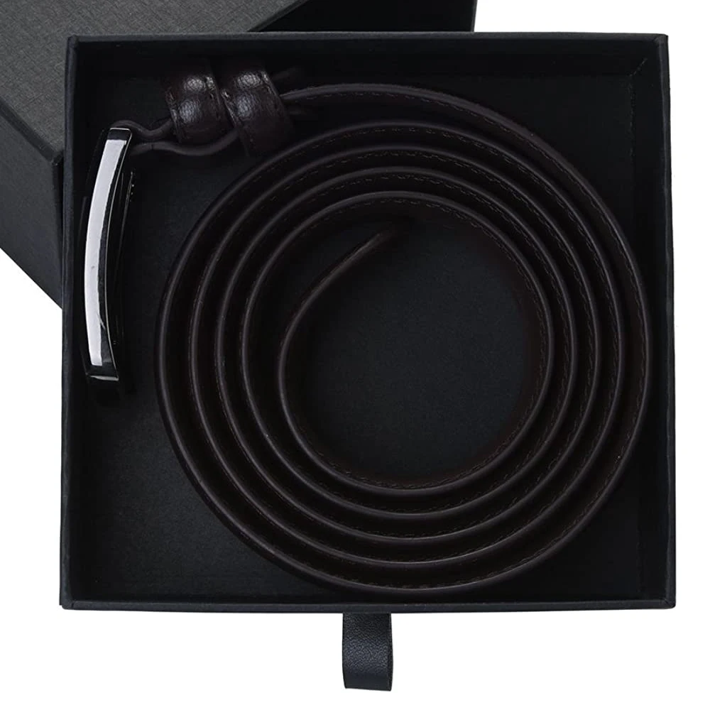 Genuine Leather Belts Famous Brand Belt Men Top Quality Strap Male Metal Automatic Buckle brown dress Belts