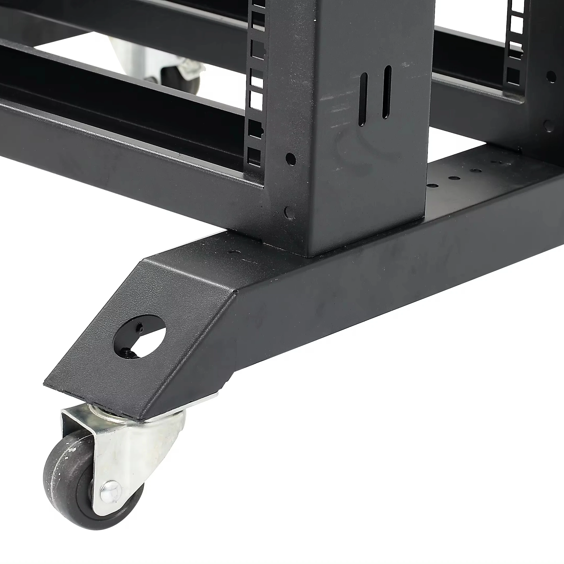 9U n19 inch Adjustable Depth server cabinet with 4 wheels open rack open rack data center 45u 4post open rack datasheet