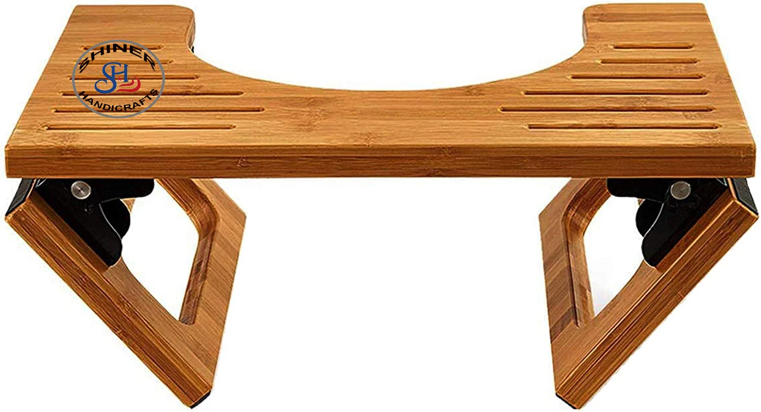 Toilet Squatting Stool Bamboo Toilet Foot Bathroom Step Stool Non-Slip Potty for Children and Adults in Bathroom  Stool