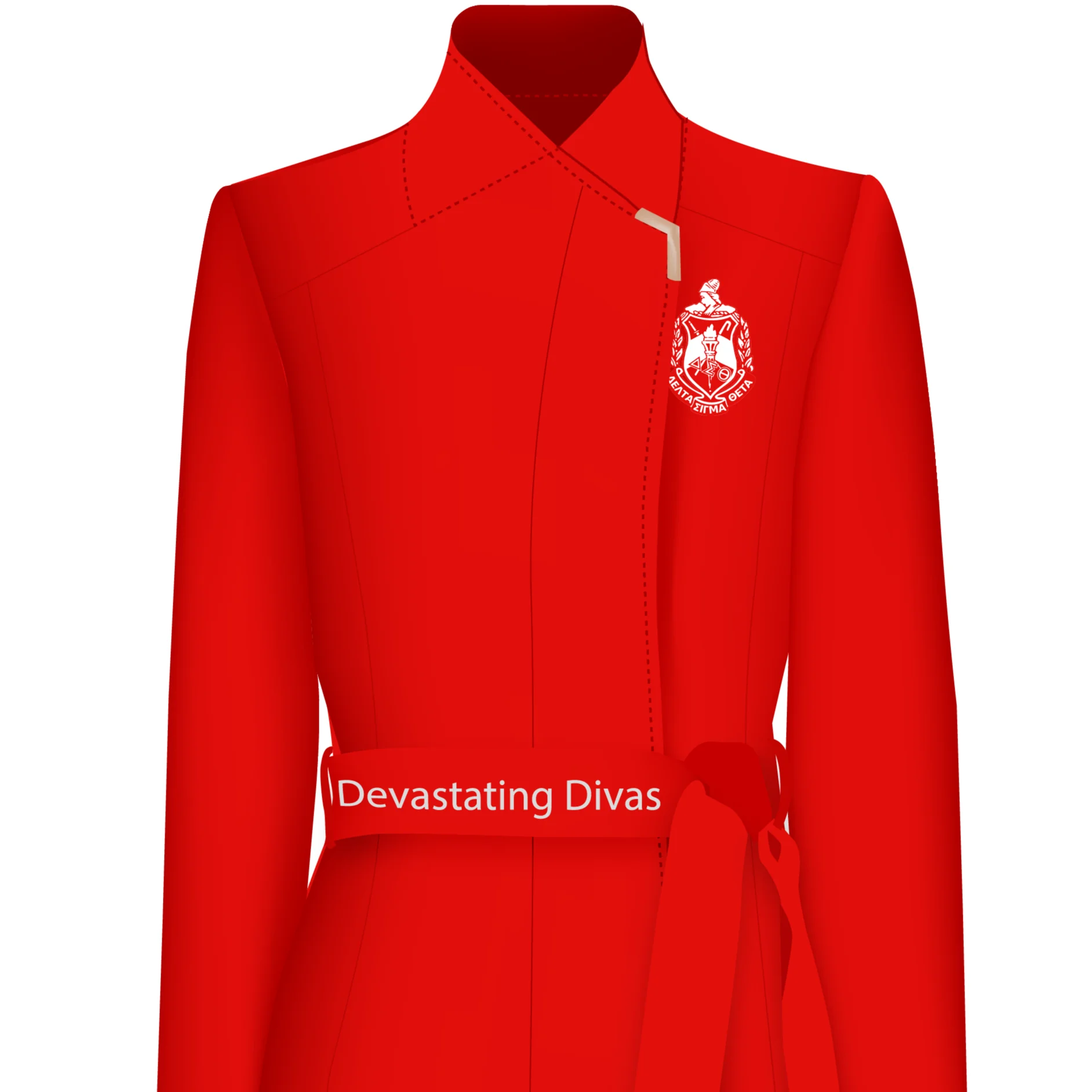 Delta Sigma Theta DST Wool Coat