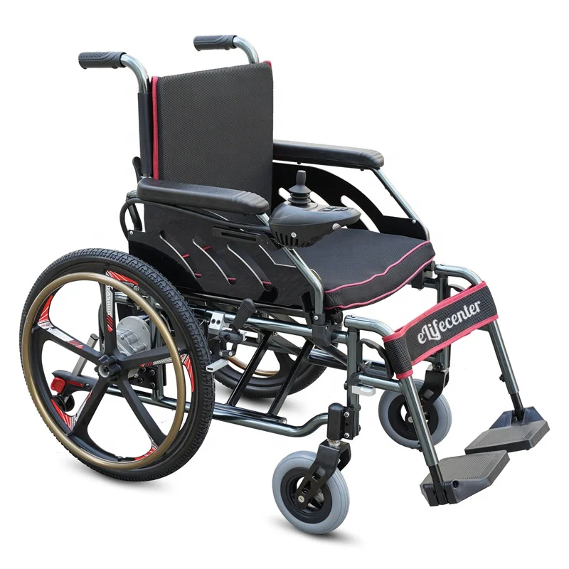 Electric wheelchair Cheap Hot Sale Top Quality Foldable Powered  Electric Lightweight Portable Wheelchair For disabled people