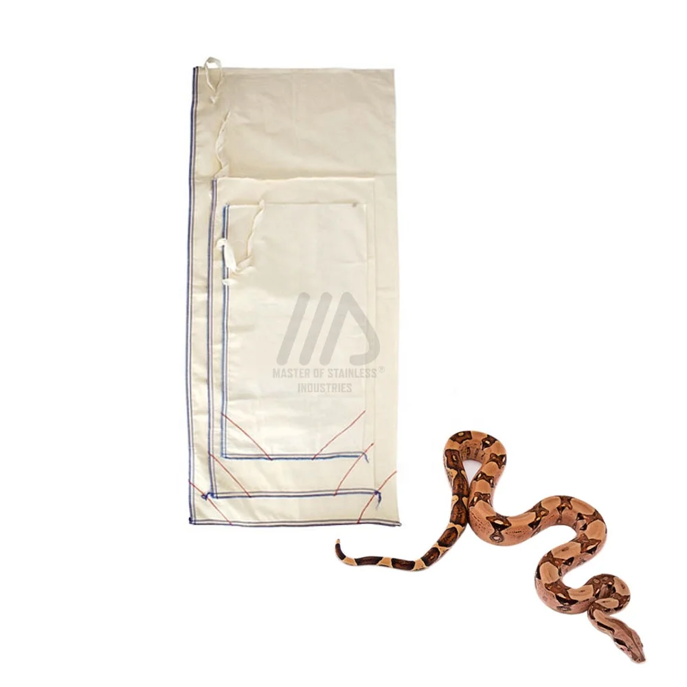 Best snake hoop bag best grip breathable fabric snake catching bag herp tools reptile supplies Snake Tong & Hook factory