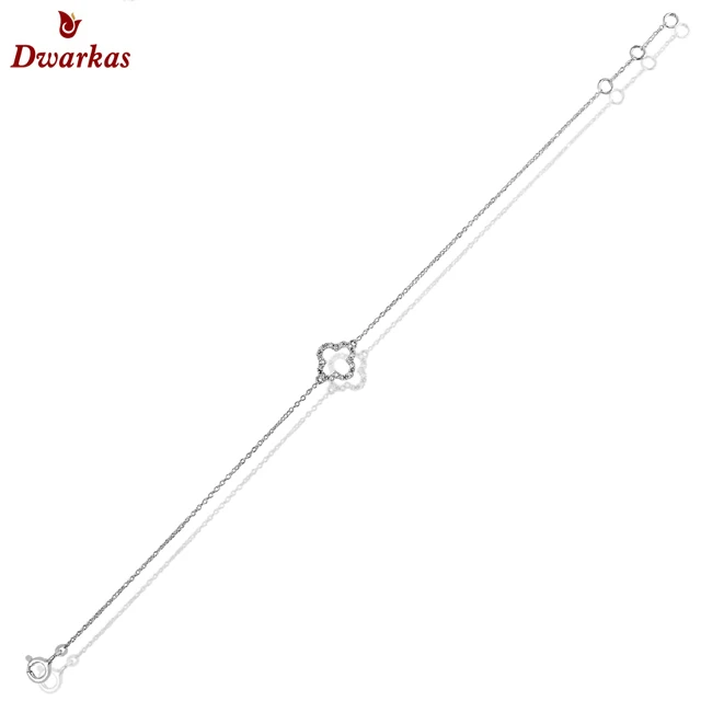 Trending Luxury High Quality 925 sterling silver double layer zircon stone charm bracelet women elegant jewelry