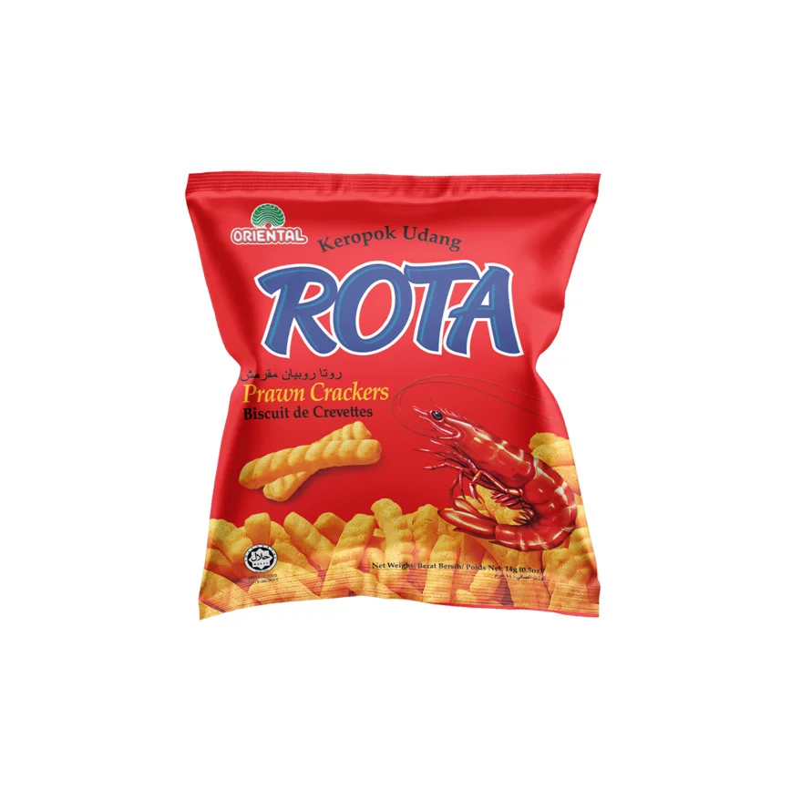 Крекеры для креветок Keropok Udang Biscuit de Crevettes 14 г x 8x30