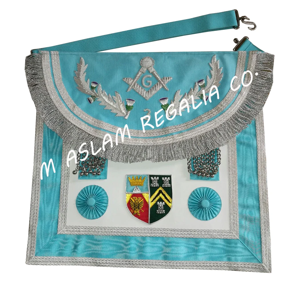 Worshipful Master Apron | Masonic English Craft Regalia Apron