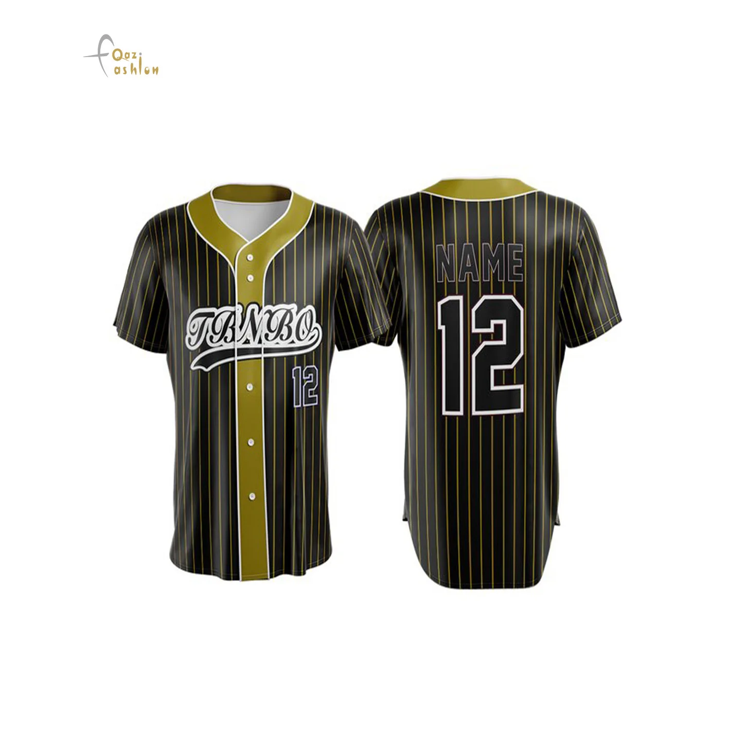 Custom School College Team Baseball Jerseys Sublimation Camouflage Full Button Uniforms