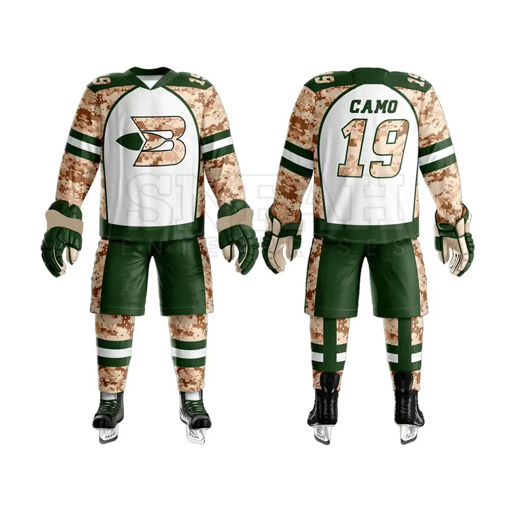 Customized Manufactured Ice Hockey Pant Shell For Ice Hockey Uniform Customized Unique Hockey Jersey Uniform For Sports