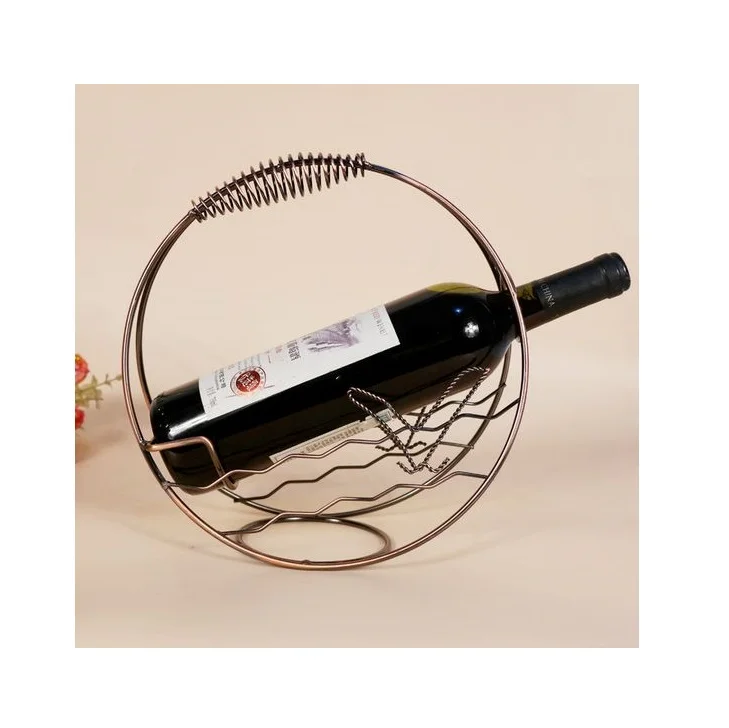 5 Bottle Wine Rack Black Metal Wall Mounted Storage Holder Shelf Kitchen and mini bar decoration