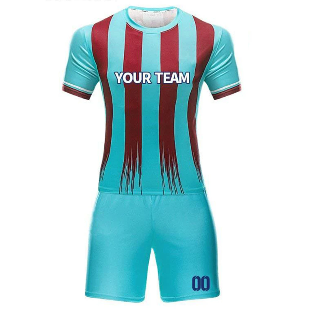 Wholesale Sports Soccer Uniform Custom sublimation Digital Printing Design Football Soccer Kit Soccer Uniform
