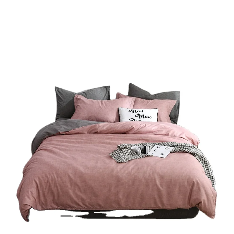 High Grade Solid Bed Sheet 100% Long Staple Cotton 300TC Comforter Sets Bedding Set Luxury Duvet Cover Bed Linens for home