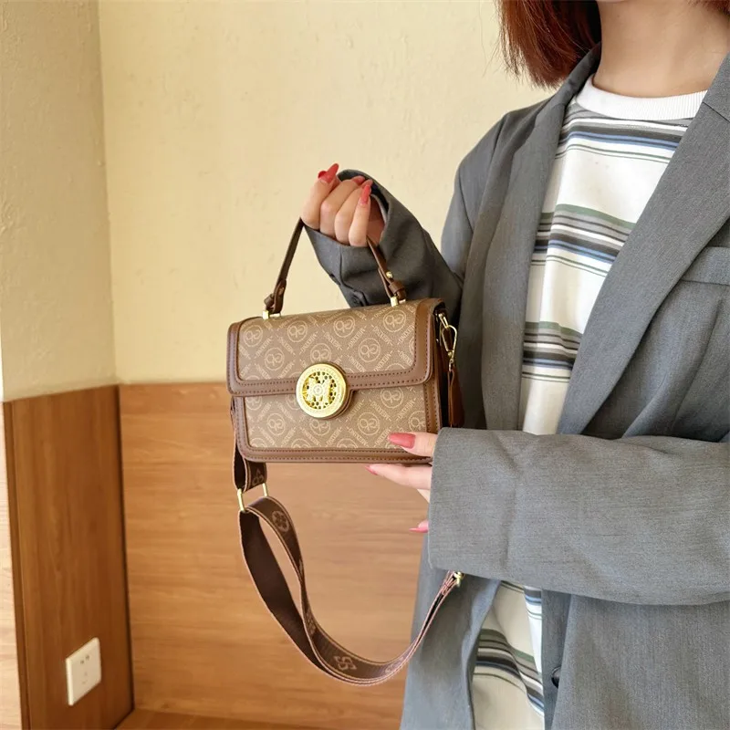 Luxury Ladies Pu Leather Large Capacity Handbag Designer Bags Patchwork Shoulder Bags