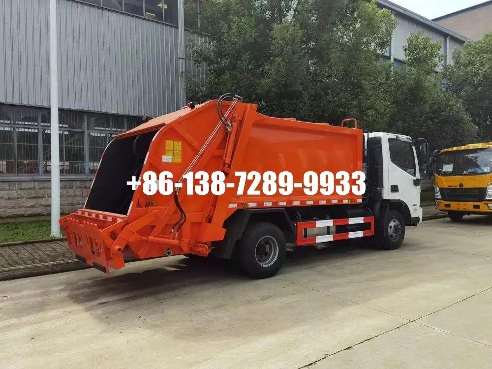 Foton 4x2 LHD 8~14 m3 compactor garbage truck 10cbm Garbage Truck for Sale