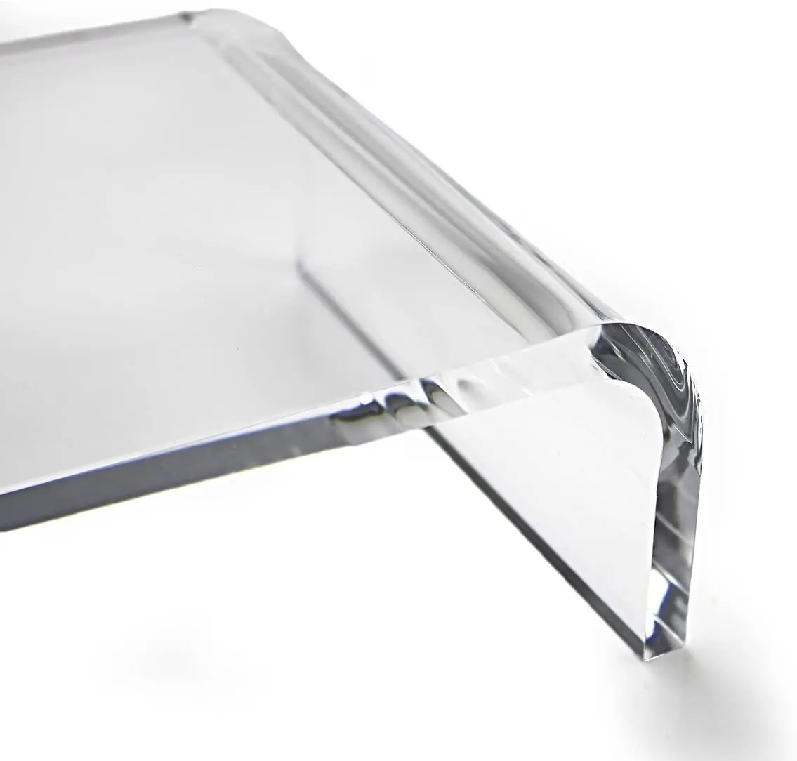 Прозрачная акриловая подставка для ноутбука домашнего использования стойка-органайзер клавиатуры