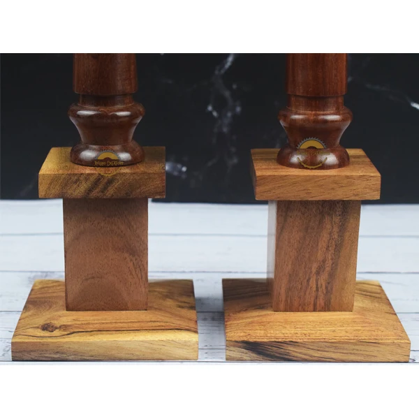 Luxury Wooden Masonic Column Masonic Regalia Free Mason Wood Columns Senior Warden and Junior Warden Emblems Sold as Pair AYAANS