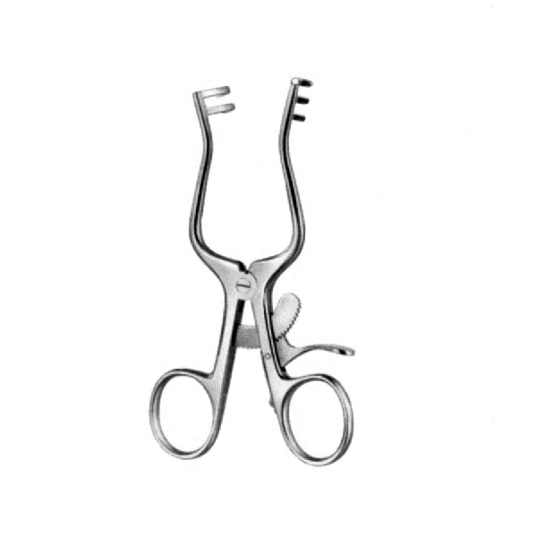 Weitlaner Retractor Wound Hook Retractors 16 cm 2x3 Blunt Prongs Surgical Spread Stainless Steel retractors Needle Holder