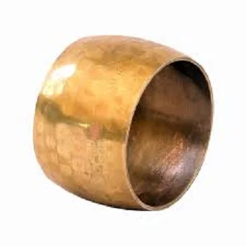 Christmas Antique Gold Metal Napkin Rings For Table Decoration