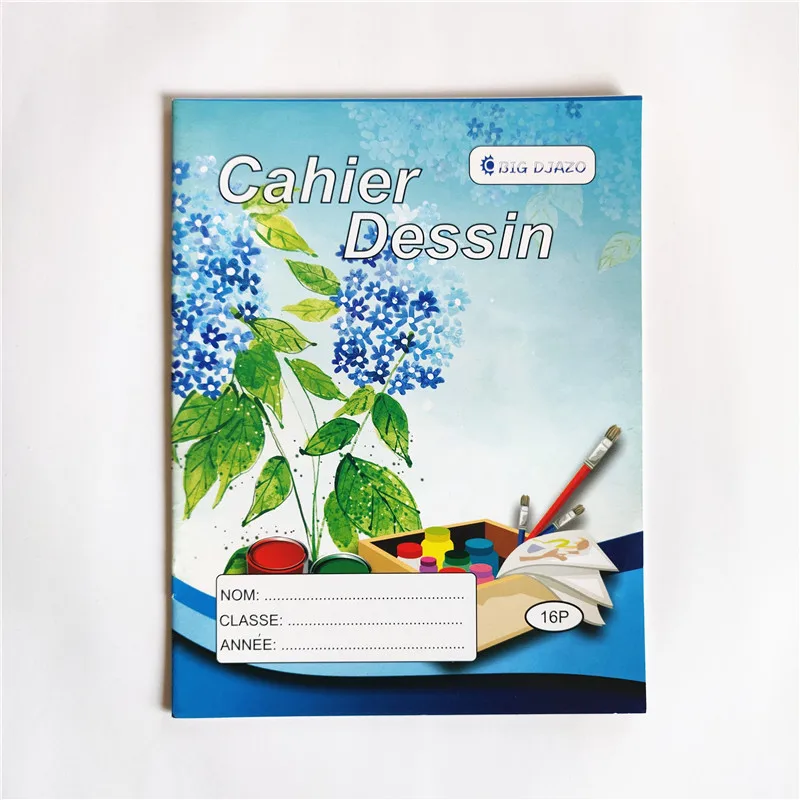 운동 도서 16 페이지 학생/cahier dessin softcover 노트북