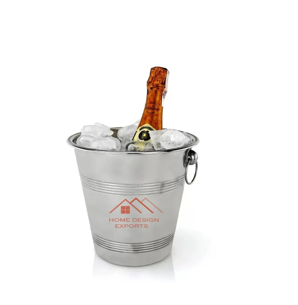Handmade Copper Wine Bucket Bar And Wine Accessories 100% Pure Copper Beverage Tub Copper Wine Chiller Exporters India