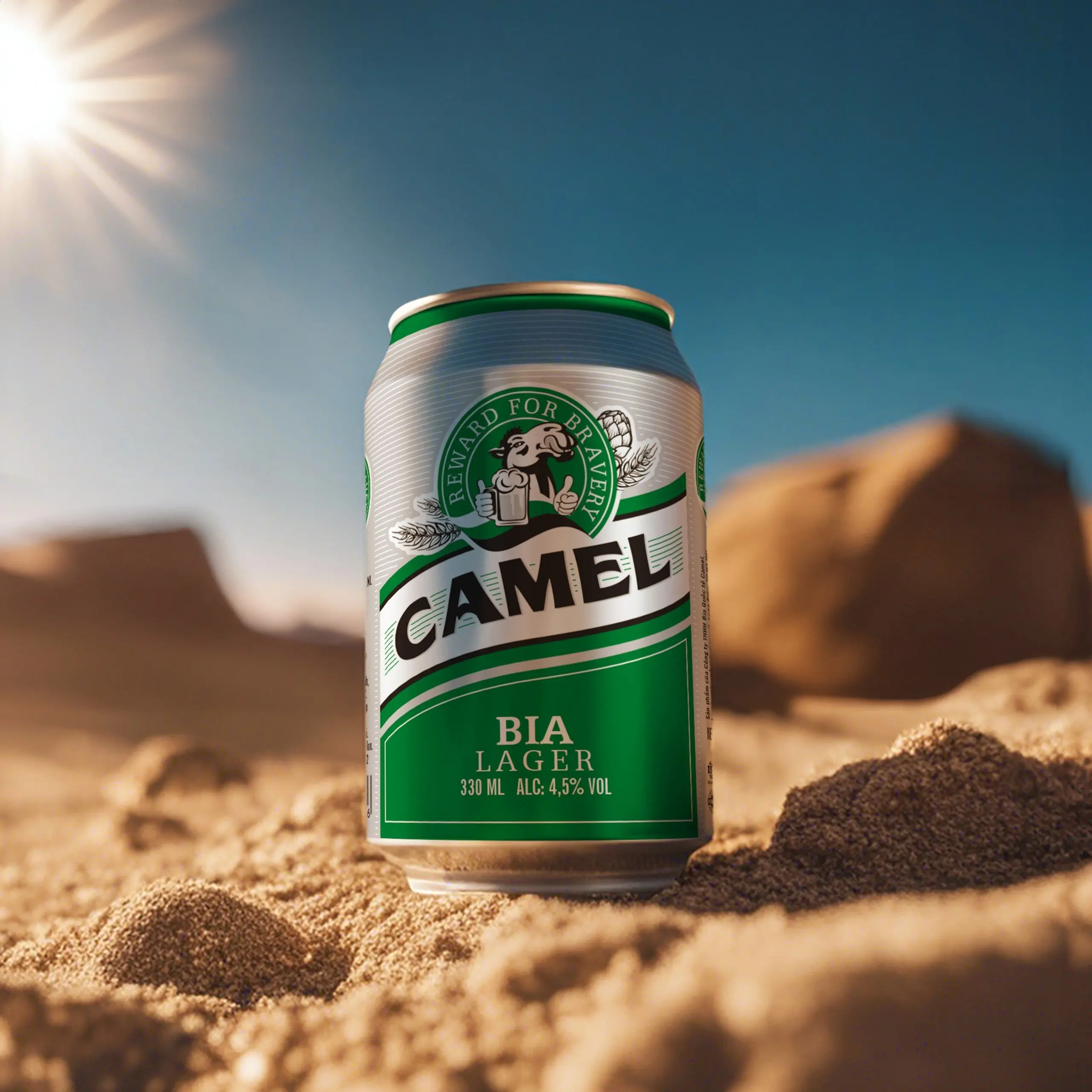 Private Label Camel Beer OEM Brand Lager Beer from Vietnam