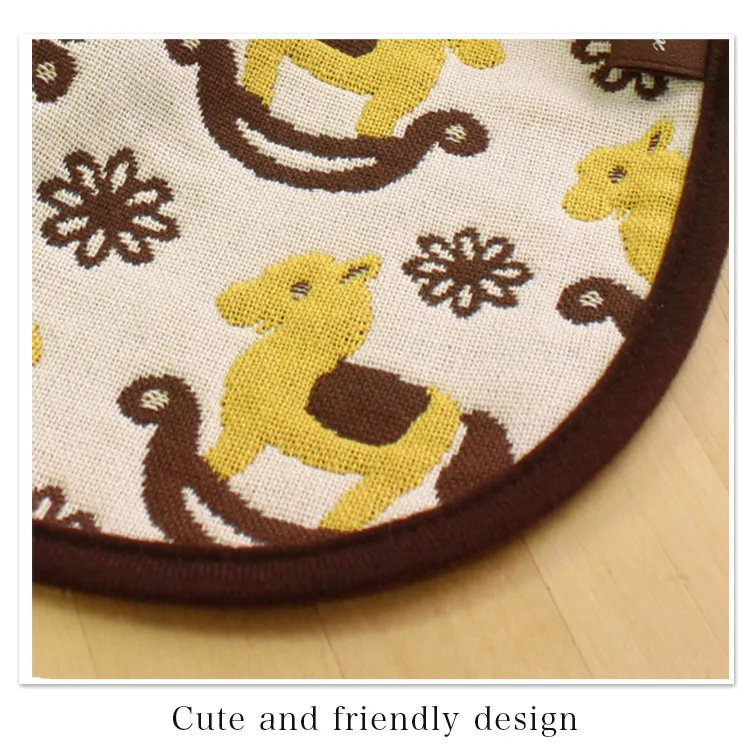 [Wholesale Products] Made in Japan 5-Layered Gauze Baby Baby Swaddle 49cm*40cm 100% Cotton Breathable Low MOQ Rocking Horse