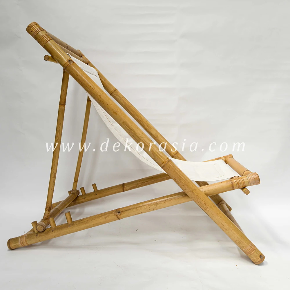 Bamboo Folding Chair, Adjustable Height Folding Chairs, Bamboo Chair Folding Outdoor Bamboo Beach Chair