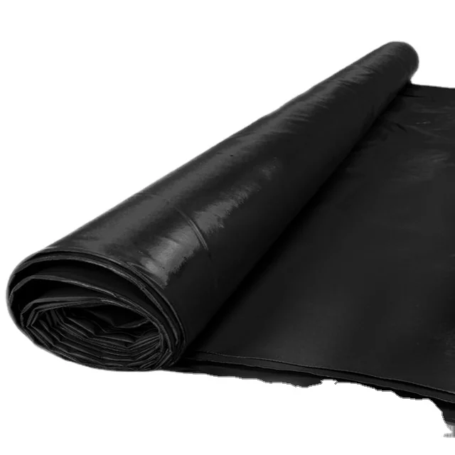 Sliver and Black Plastic mulch film for greenhouse with UV-resistant up and customize size