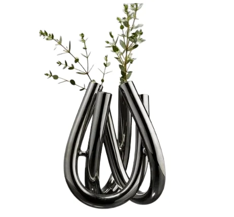 Test Tube Shape Flower Vase New Arrival Looking Wedding Party Decoration Modern Vintage Flower Pot Metal Flower Vase