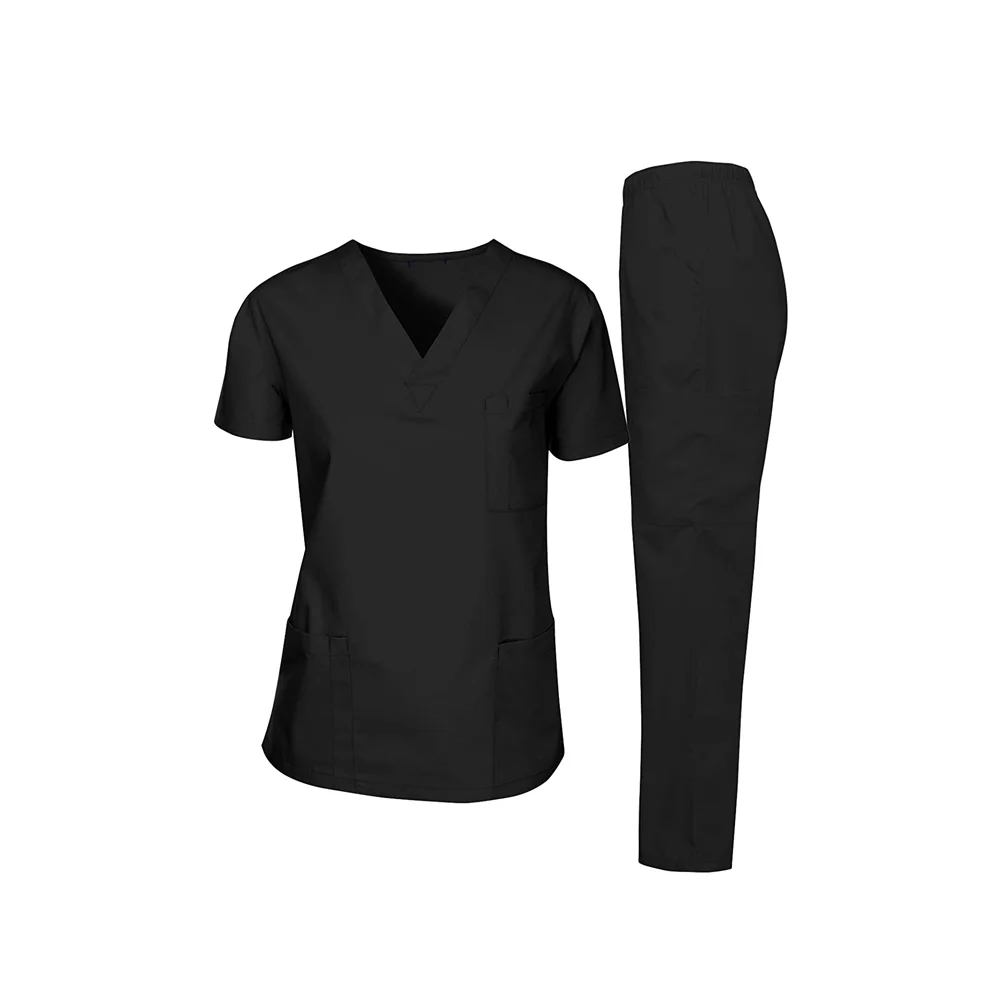 Unisex Cheap Hospital Disposable Medical Non Woven Scrub Suits Uniform