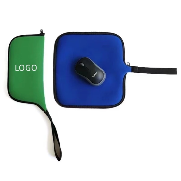 Folding Mouse Pad Pouch Compact, Portable Design for Convenient Mouse Storage and On-the-Go Use Protective Cover