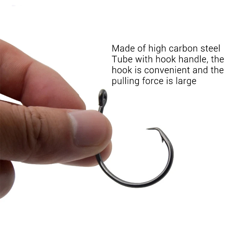 Mustad 39951NP-BN 1000 шт. ржавчины Крючки для рыбалки с большими колючками в глубоком океане высокие крючки