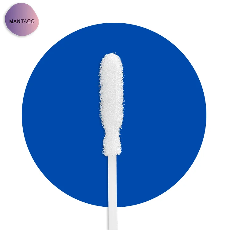 POCT Respiratory Disease Detection POM Rod Polyurethane Sponge Tip Length 153MM Breakpoint 78MM Disposable Sample Sampling Swab