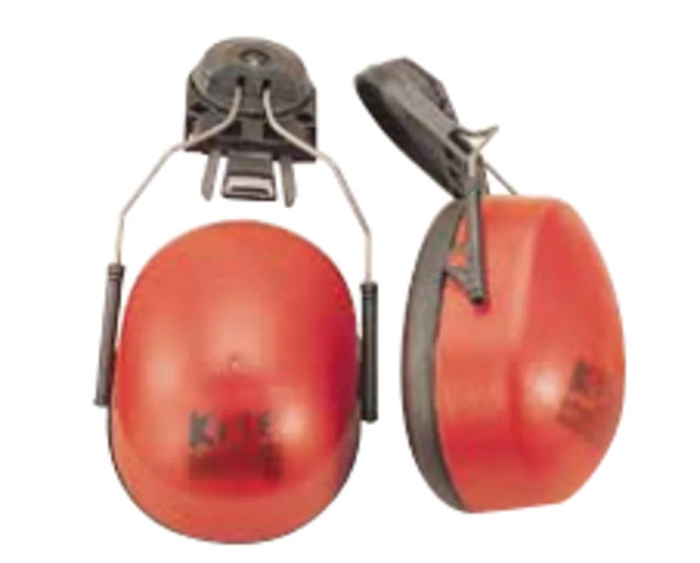 SE1344  MOUNTED EAR MUFF CE EN352- 3 APPROVAL , SNR 25.9 dB durable spring steel head bands, snap on and off hard hat easily