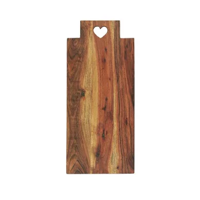 Kitchenware Acacia Wood Chopping Board Rectangular Cutting Board For Mutton Meat Hotel Kitchen Fish Shaped Cheese Board